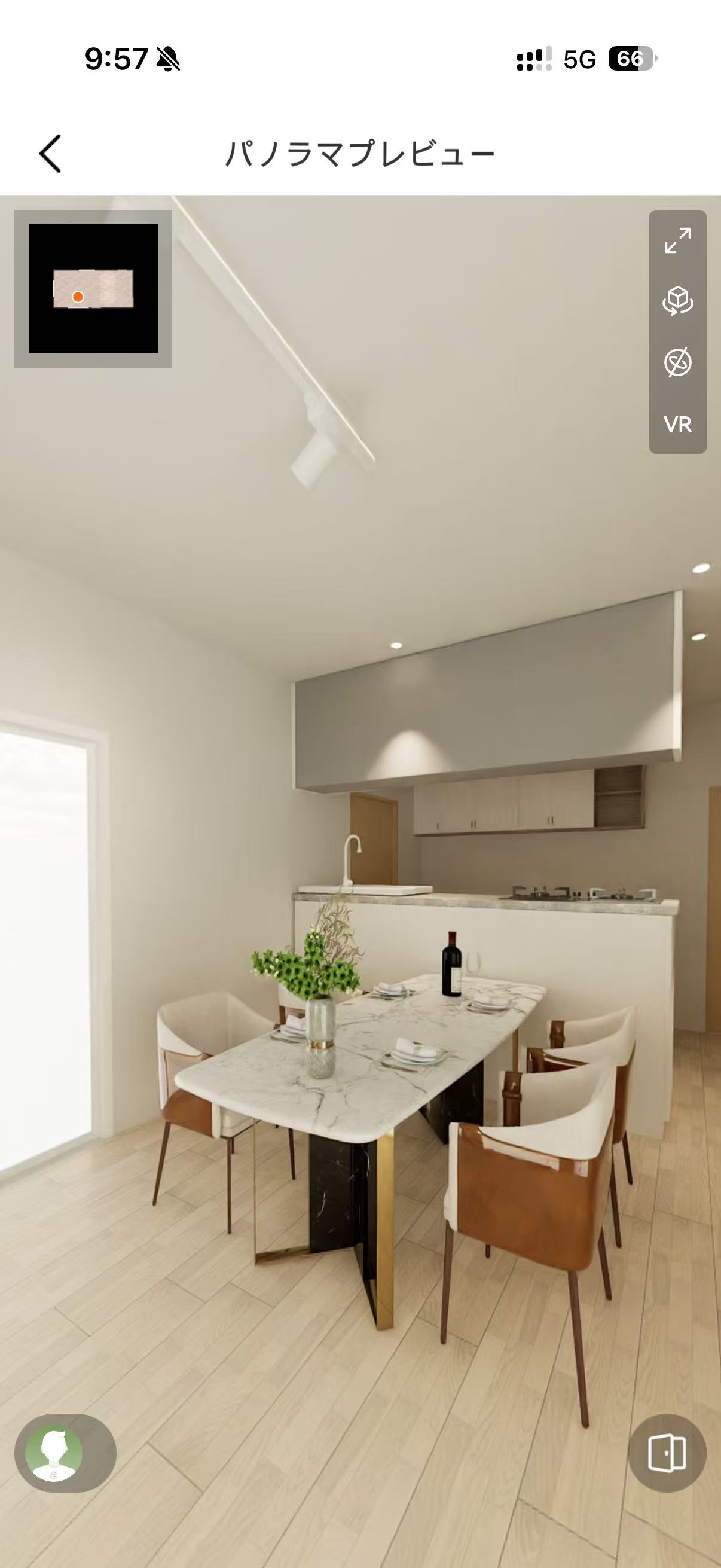 仕上がり版360°(照明・素材反映)